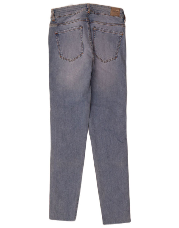 Женские джинсы скинни Zara EU 38, маленькие W28 L27, синие, хлопок