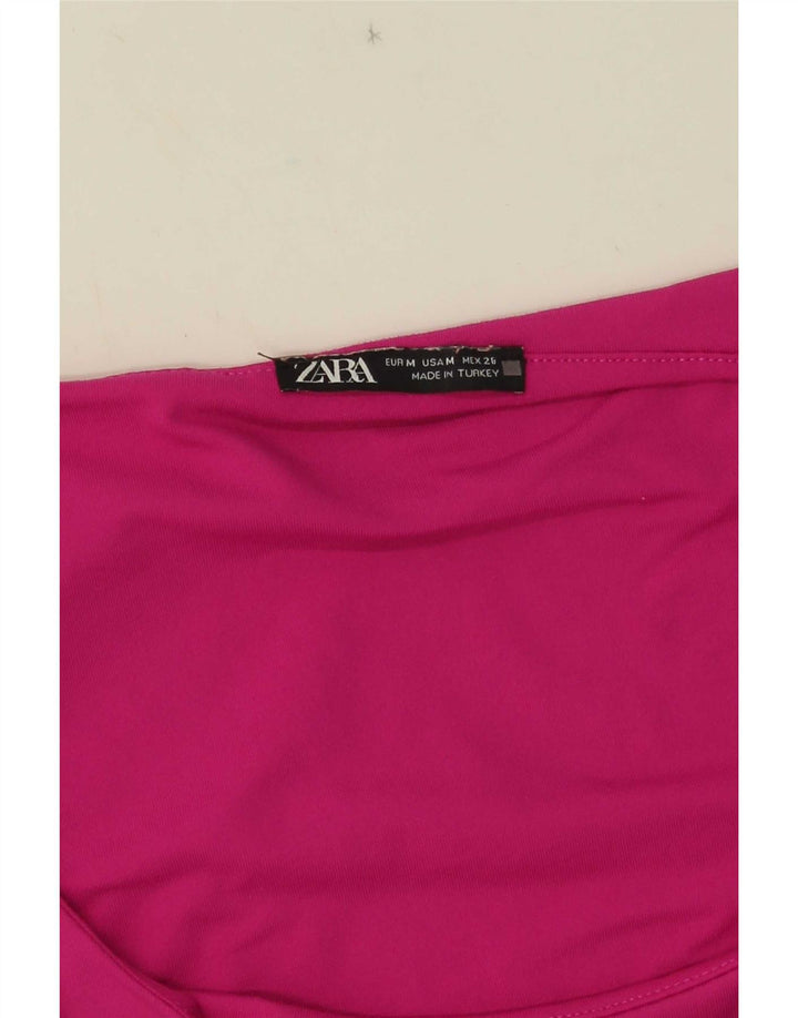 Женский жилет Zara UK 12, средний розовый