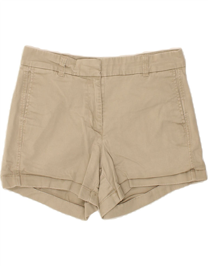J. CREW Womens Hot Pants US 6 Medium W30 Beige Cotton Vintage J. Crew and Second-Hand J. Crew from Messina Hembry 