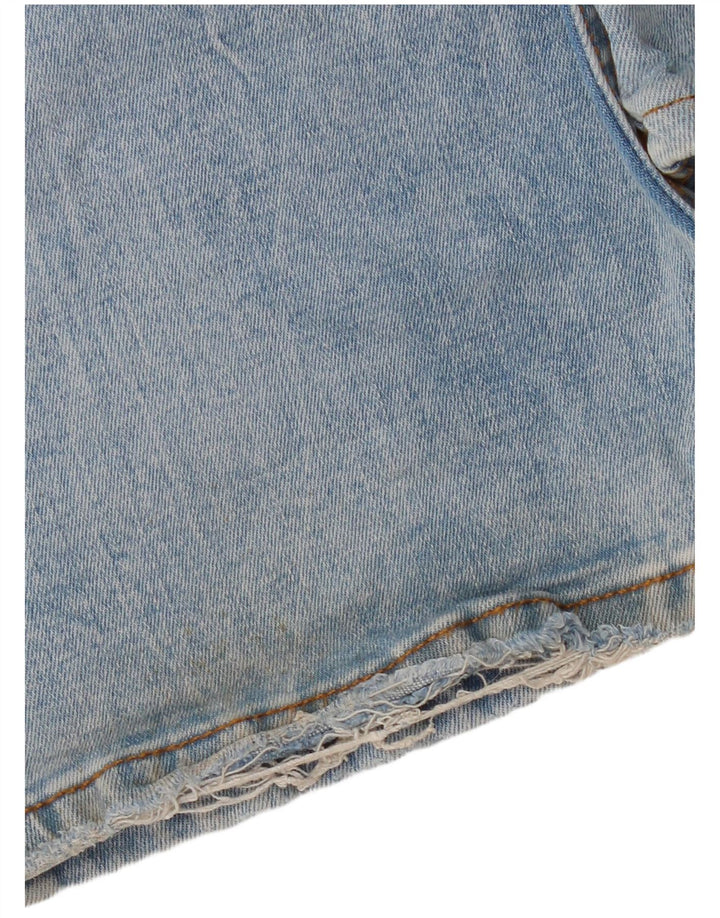 Женские расклешенные джинсы Zara EU 38, маленькие W28 L33, синие, хлопок