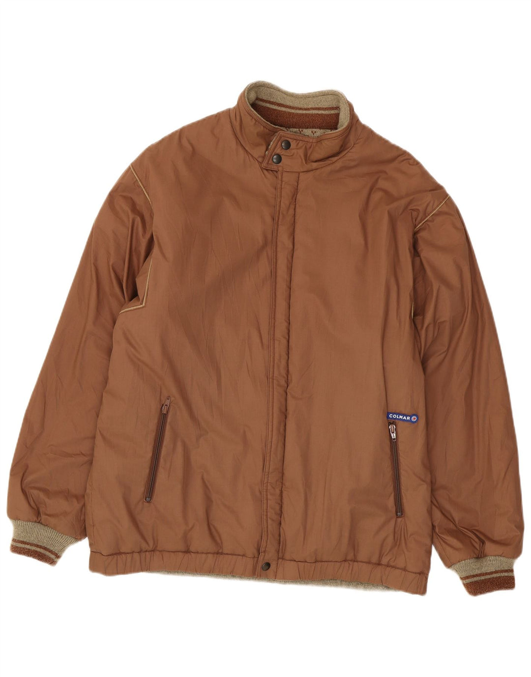 Colmar Женская двусторонняя куртка с графическим рисунком IT 56 2XL Коричневый полиэстер