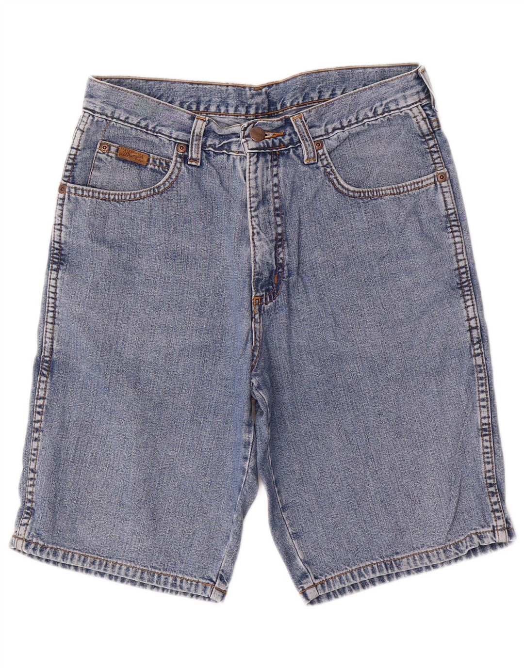 Джинсовые шорты Wrangler W28 средние синие
