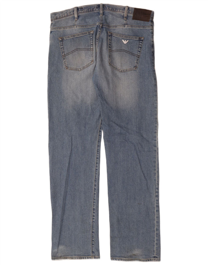 Мужские прямые джинсы Armani Regular W34 L33, синие, хлопок