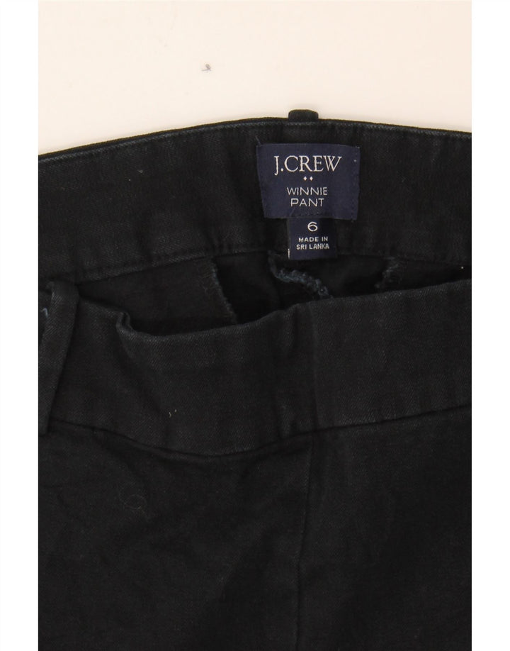 J. CREW Womens Winnie Slim Cropped Trousers US 6 Medium W30 L24 Black Vintage J. Crew and Second-Hand J. Crew from Messina Hembry 