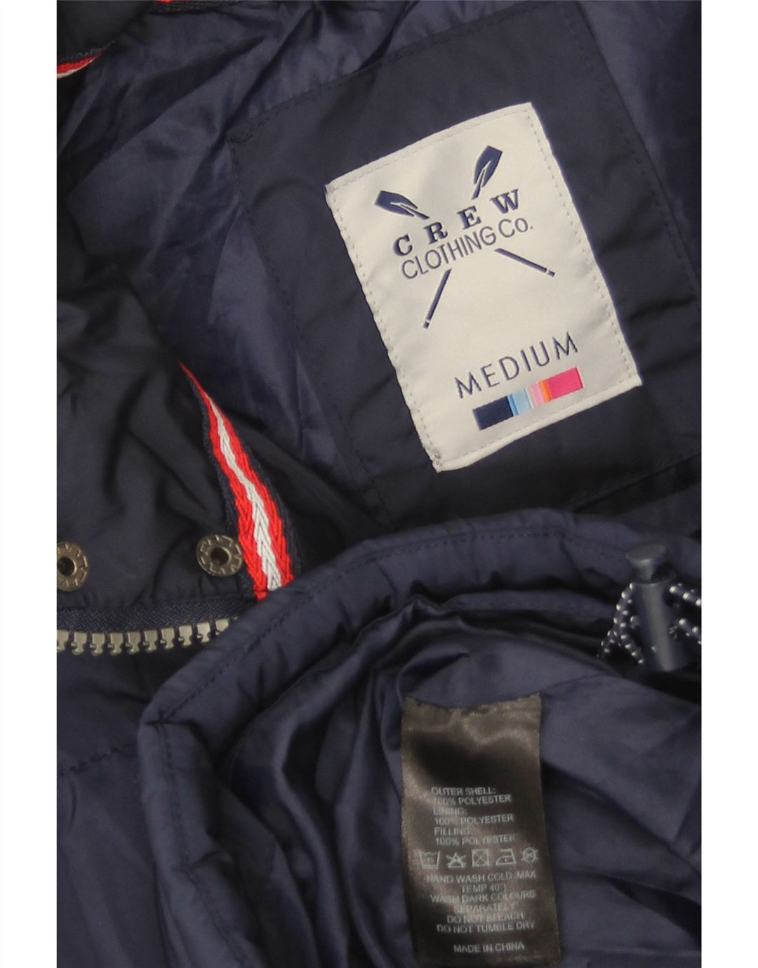 Мужская утепленная жилетка Crew Clothing UK 38, средний темно-синий полиэстер