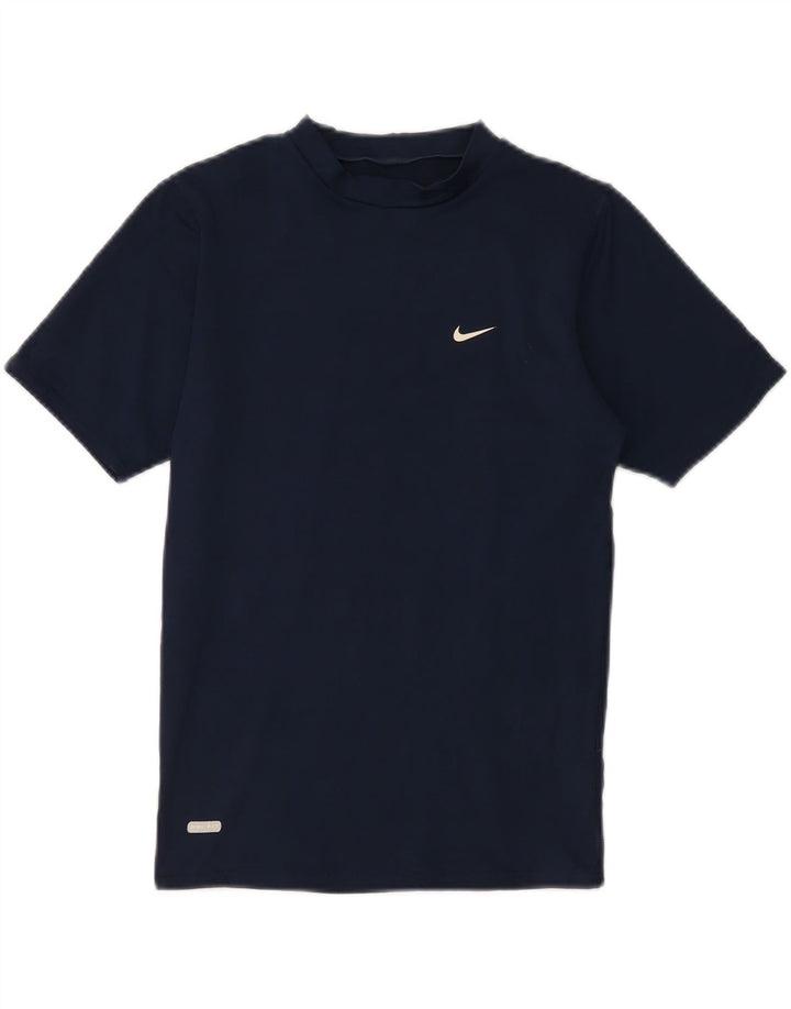 Женская футболка Nike Dri Fit Top UK 12, средний темно-синий, полиэстер