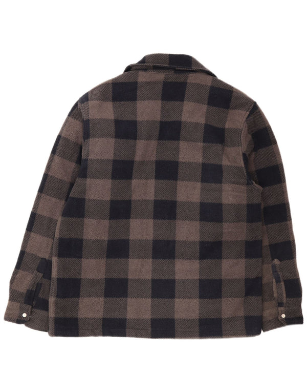 Мужская фланелевая рубашка Dickies Lumberjack, большая темно-синяя клетка из полиэстера