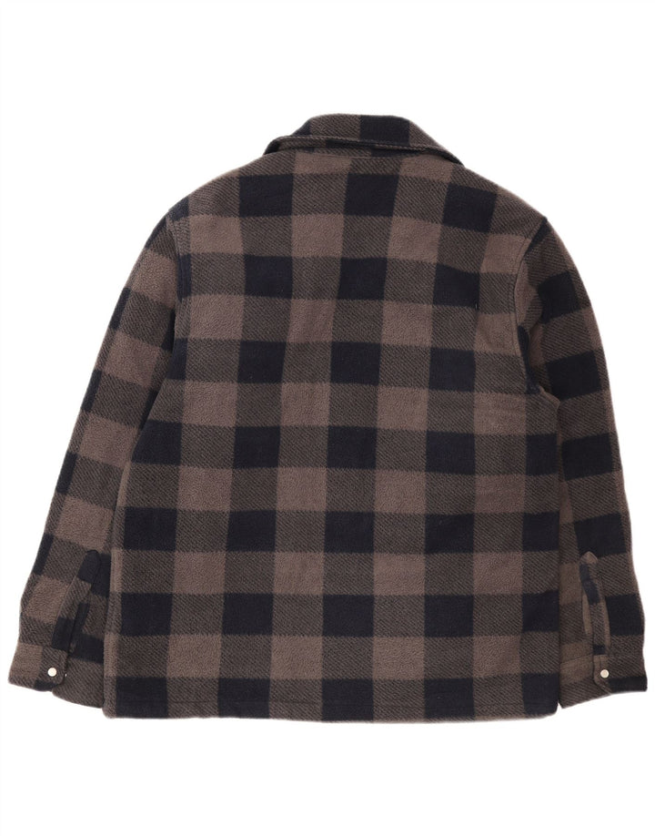 Мужская фланелевая рубашка Dickies Lumberjack, большая темно-синяя клетка из полиэстера