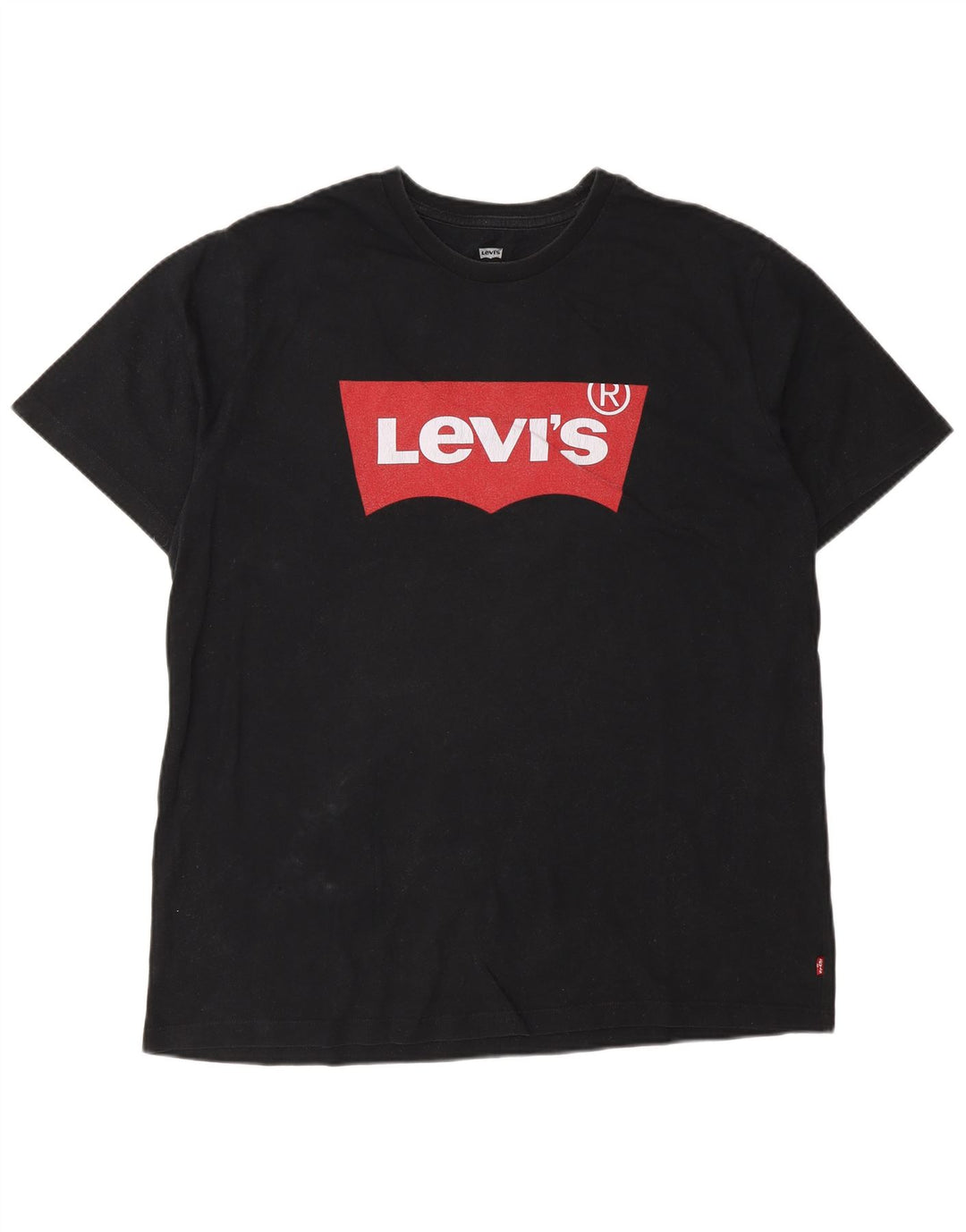 Мужская футболка с рисунком Levi's, верх XL, черный хлопок
