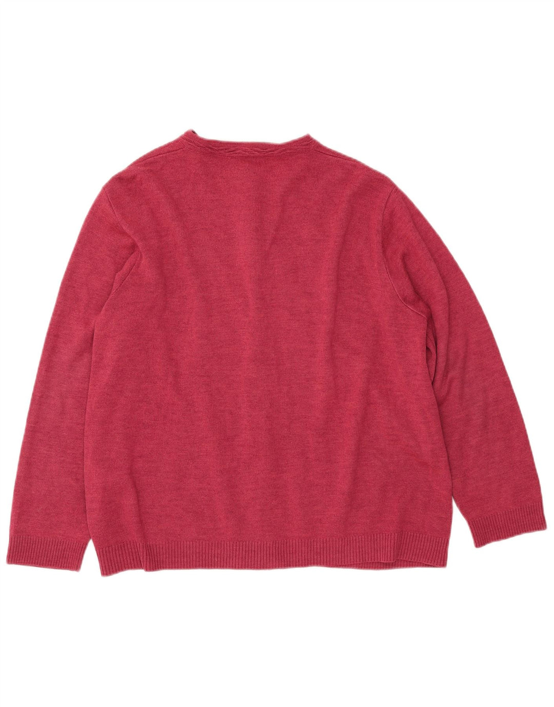 Женский кардиган CASTLE OF IRELAND UK 16, большой розовый шерстяной свитер