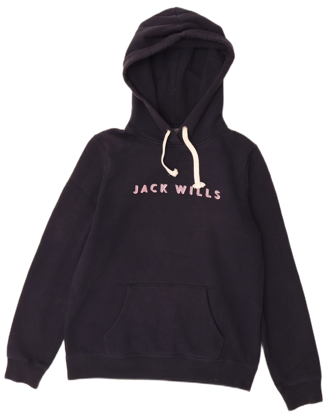 Женский джемпер с капюшоном JACK WILLS UK 12, средний темно-синий, хлопок
