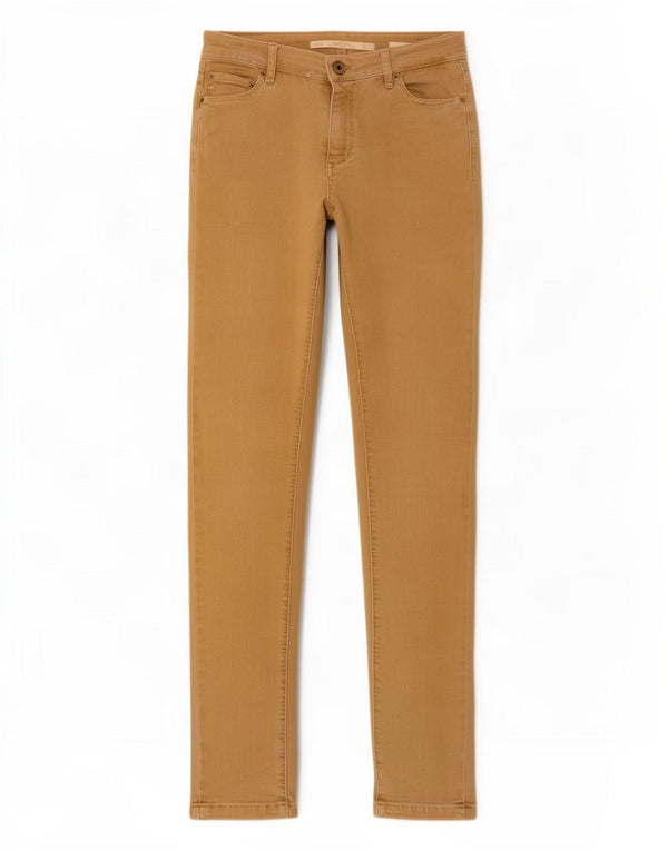 Женские узкие джинсы Zara EU 34 2XS W24 L29 Коричневые
