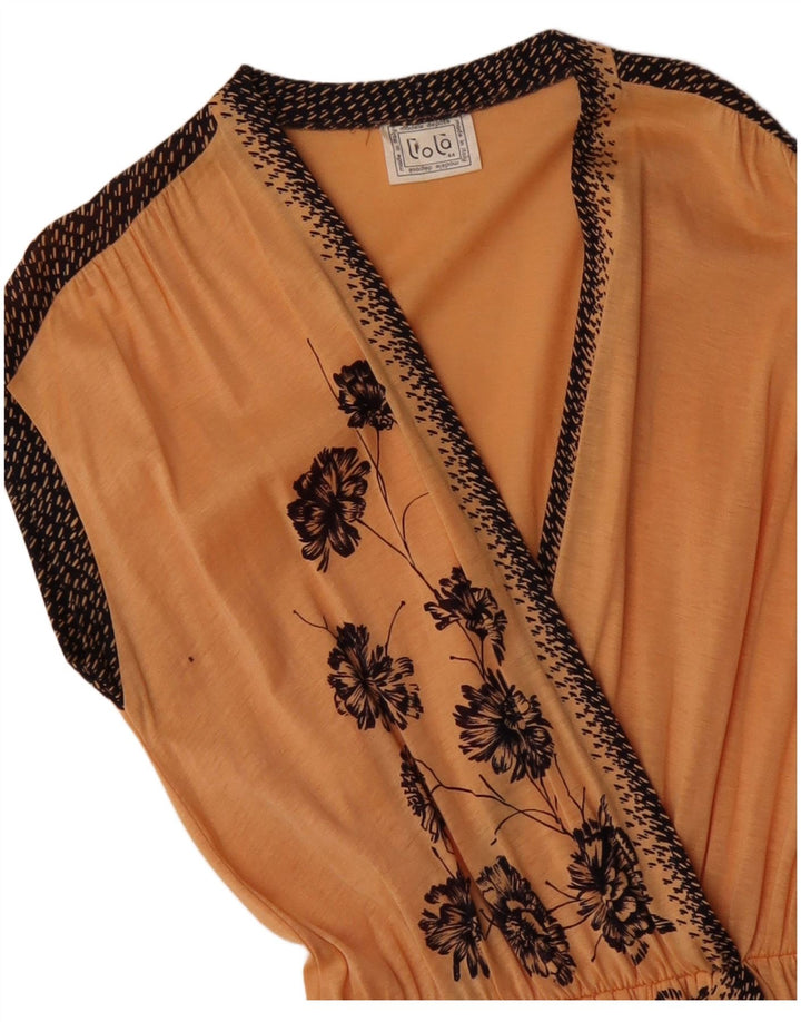 Женское платье с запахом LILO UK 10, маленькое розовое с цветочным принтом