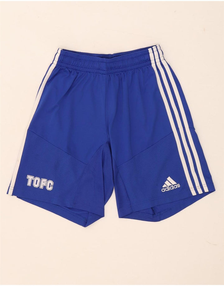 Мужские спортивные шорты Adidas Climacool с графическим рисунком, маленькие синие, полиэстер