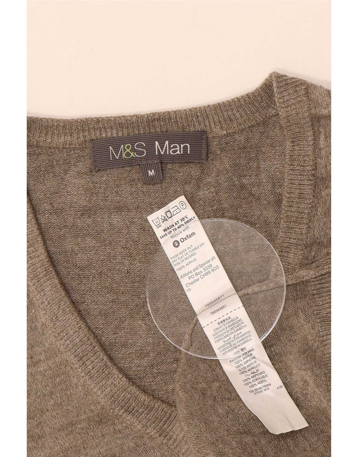 Мужская майка Marks & Spencer, средний серый акрил