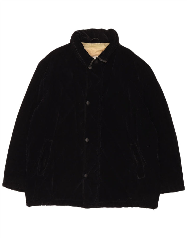 Trussardi Мужская стеганая ветровка IT 54 2XL Черный Хлопок