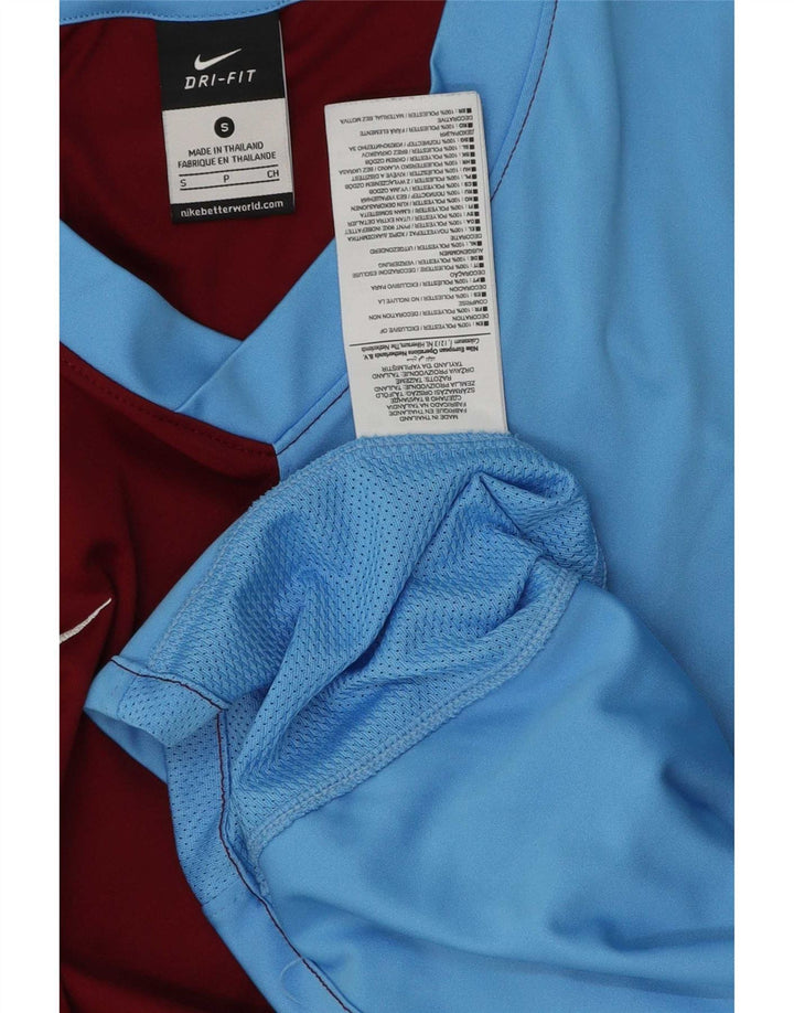 Мужская футболка Nike Dri Fit, маленький разноцветный полиэстер с цветными блоками