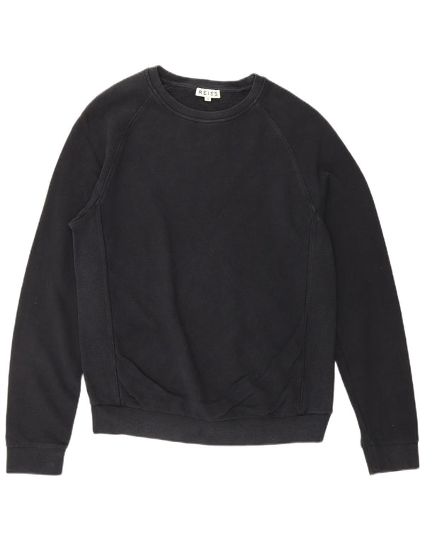 Женский свитер REISS UK 14, средний темно-синий, хлопок