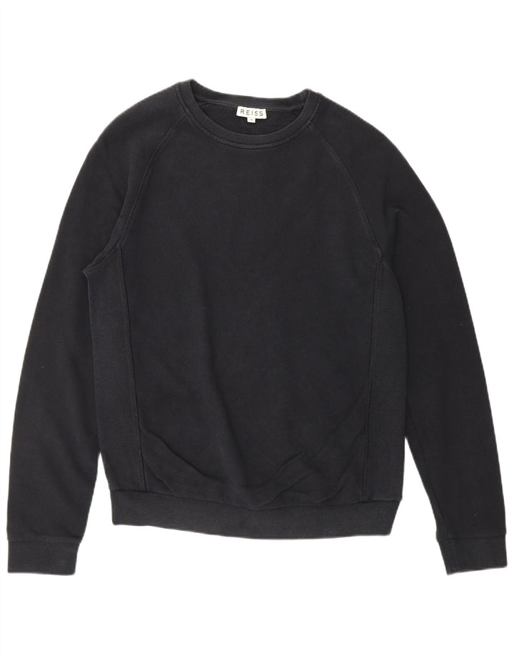 Женский свитер REISS UK 14, средний темно-синий, хлопок
