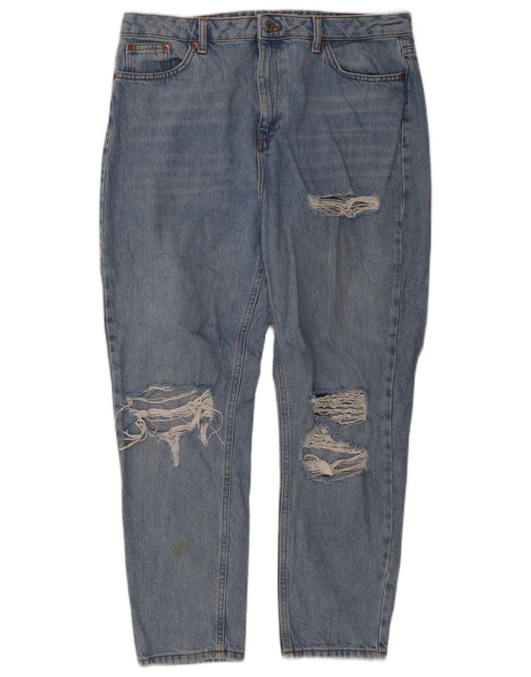 Мужские зауженные джинсы Topshop Mom W34 L30, синий хлопок