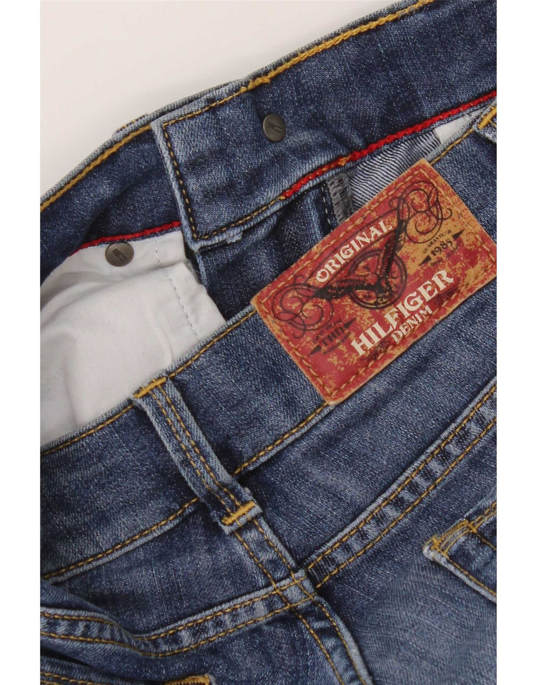 Женские прямые джинсы Tommy Hilfiger W26 L30 синие