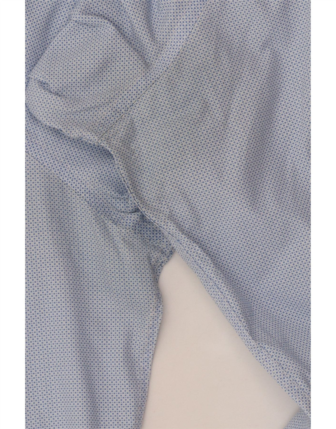 Tommy Hilfiger Мужская рубашка стандартного кроя из хлопка среднего синего цвета в крапинку