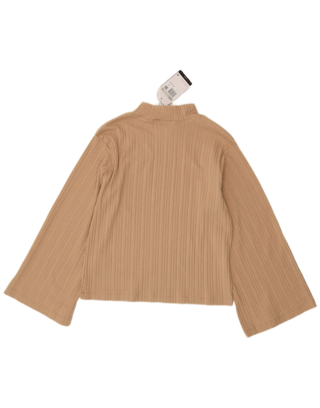 Женский топ с длинным рукавом Nike UK 6 XS, бежевый хлопок