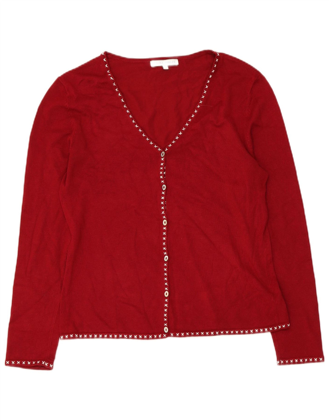 Женский кардиган LAURA ASHLEY UK 14 Средний Красный Вискоза