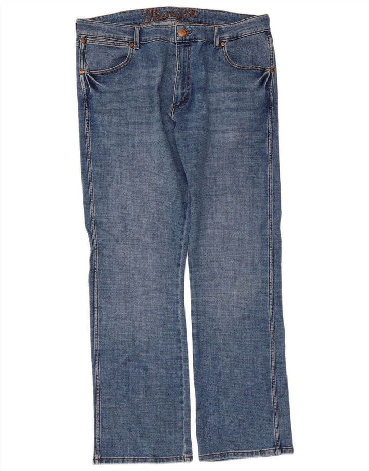 Мужские прямые джинсы Wrangler Texas W38 L32 синие