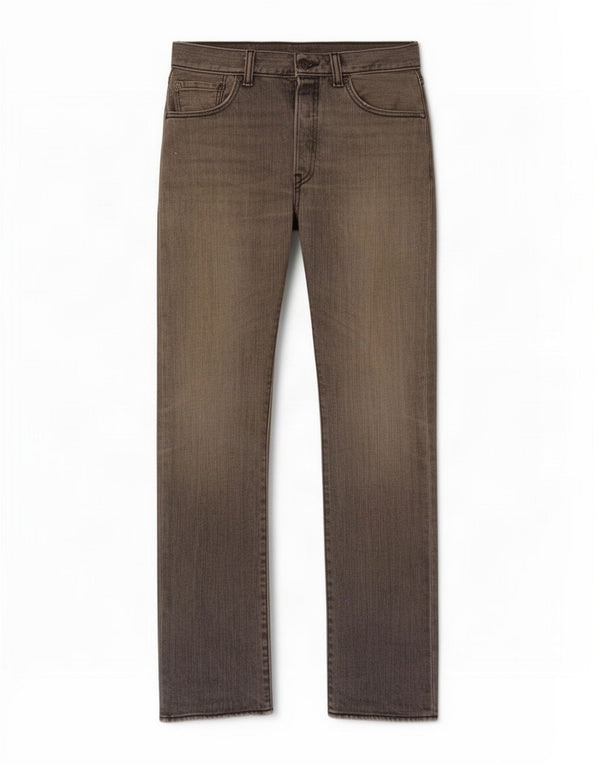 Женские прямые джинсы Levi's 501 W30 L32 Серые хлопковые