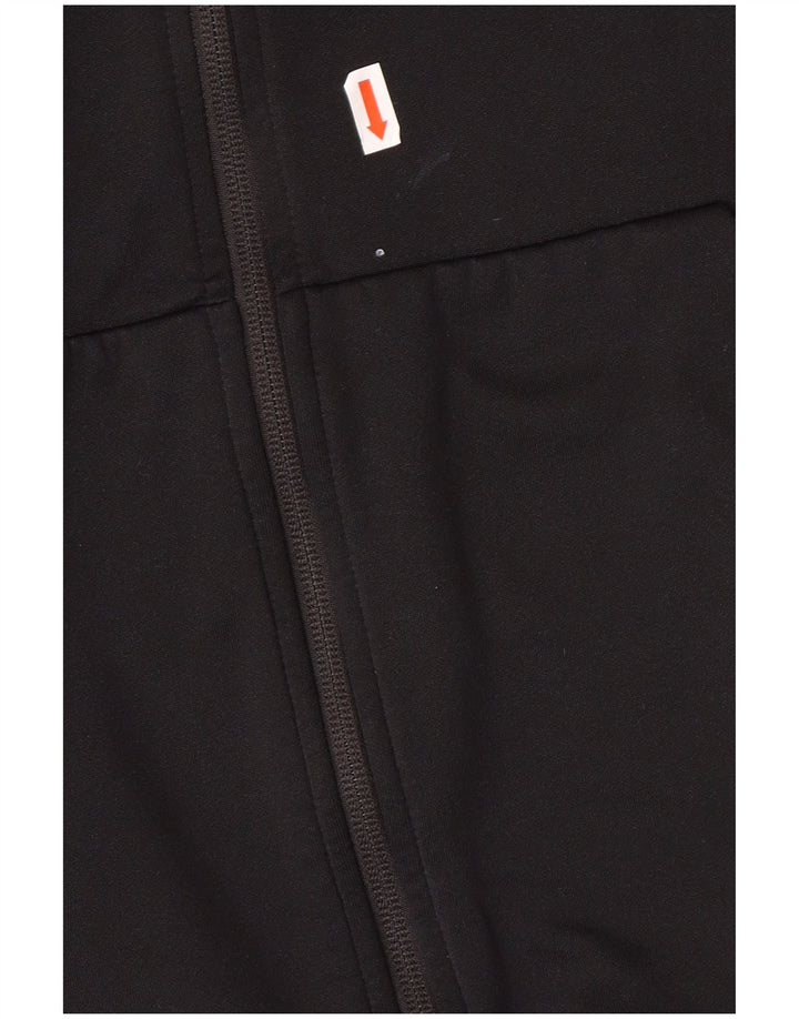 Мужской свитер с капюшоном NIKE Dri Fit на молнии, средний черный, полиэстер