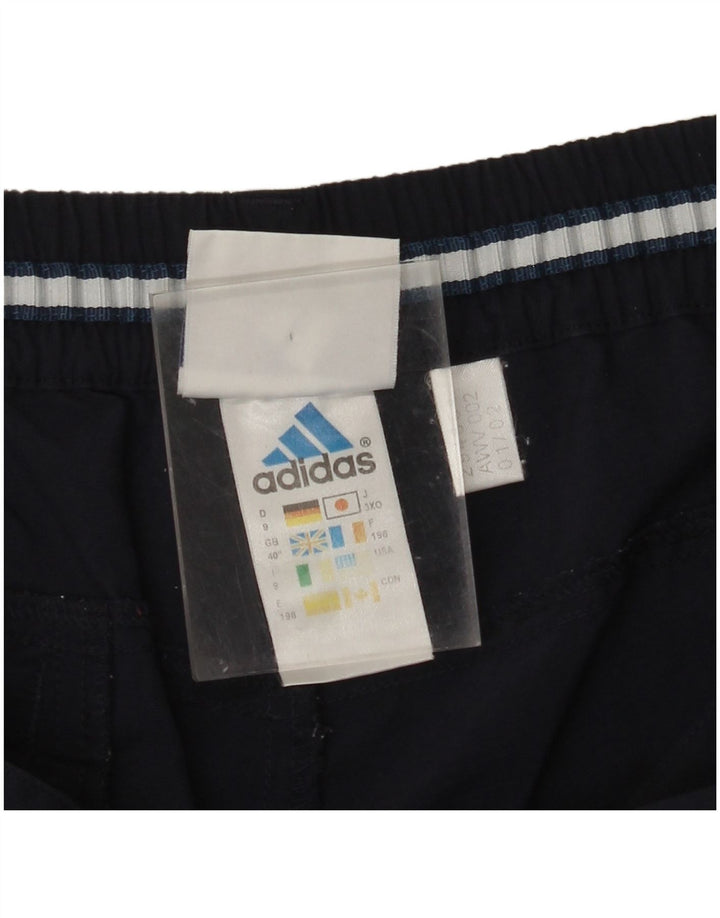 Мужские прямые капри ADIDAS W40 L21 темно-синие из полиамида