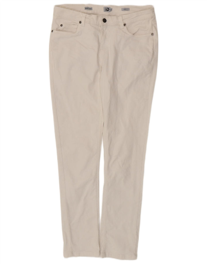 Женские узкие джинсы DACK'S IT 44 Medium W32 L28 Белый хлопок