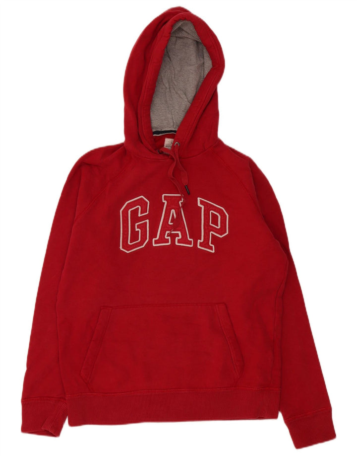 Мужской джемпер с капюшоном Gap, красный, хлопковый, среднего размера