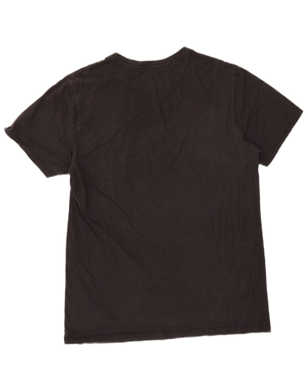 Hurley Mens Las Vegas Graphic T-Shirt Top Medium Black Cotton