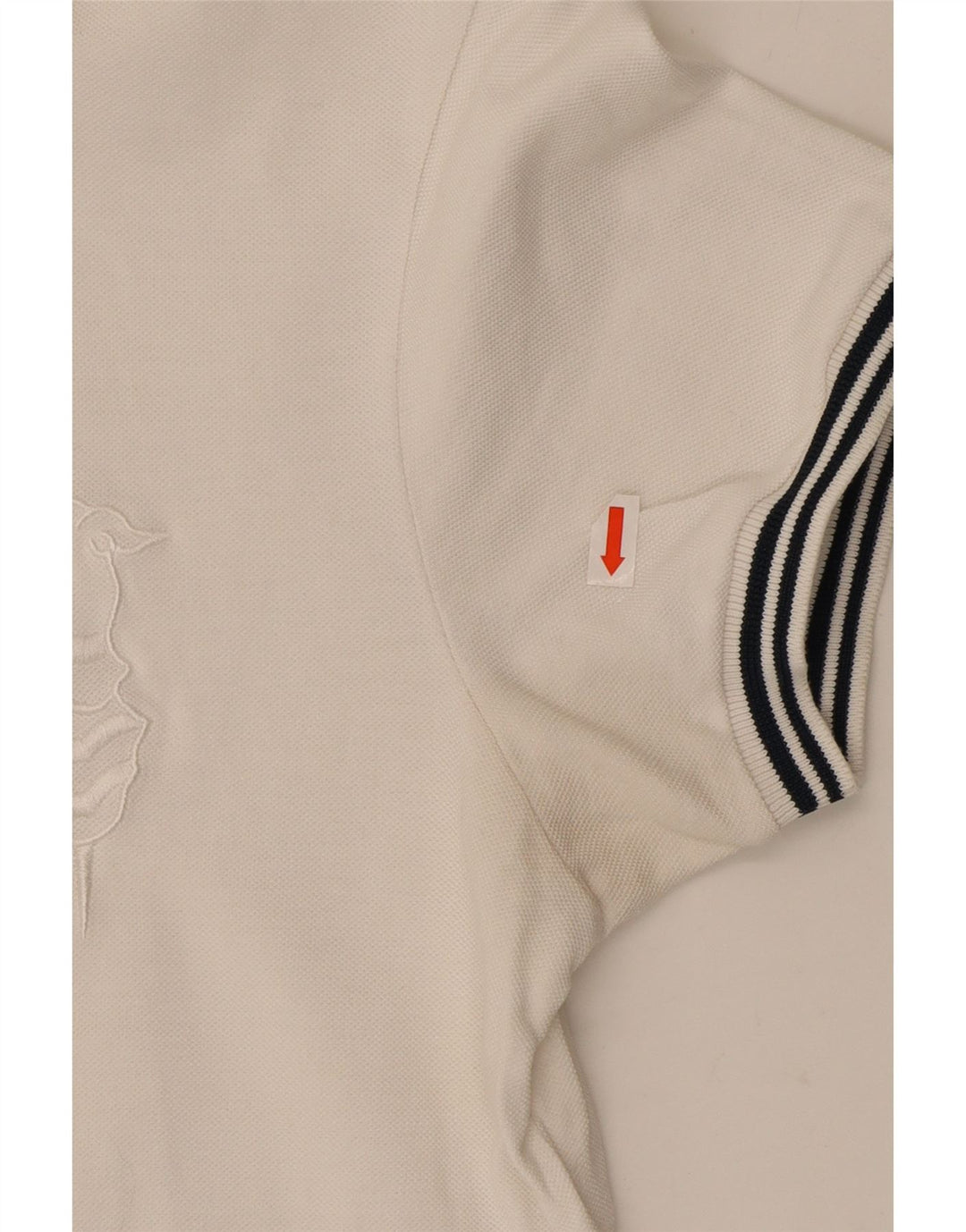TRUSSARDI Boys Polo Shirt 15-16 Years White Cotton