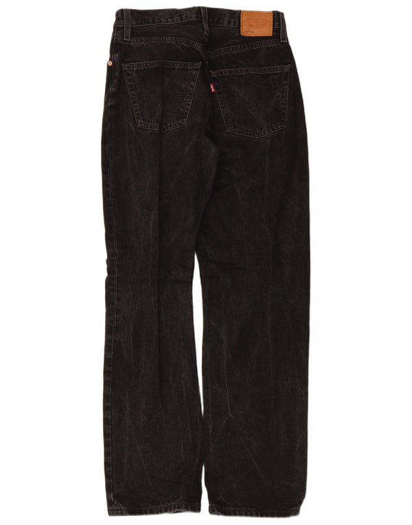 Женские прямые джинсы Levi's 501 W26 L32, черный хлопок