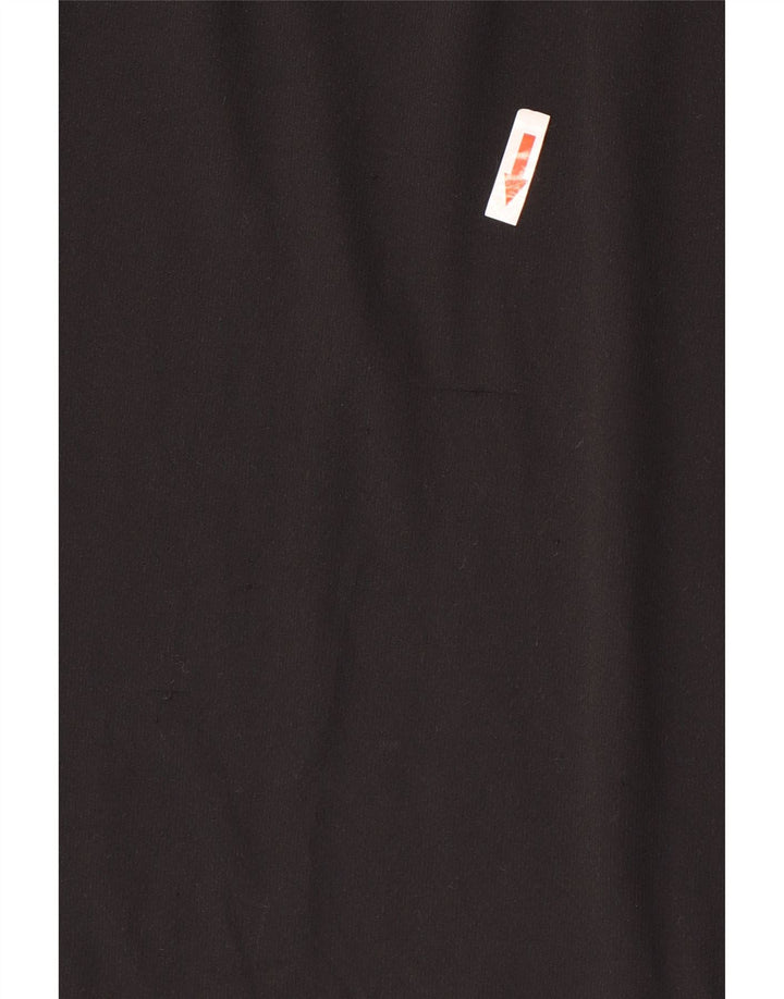 Женская футболка Adidas Climalite Top UK 14, средний черный полиэстер