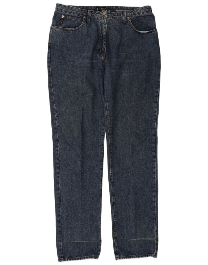 Мужские прямые джинсы ARMANI W33 L34 синие, хлопок