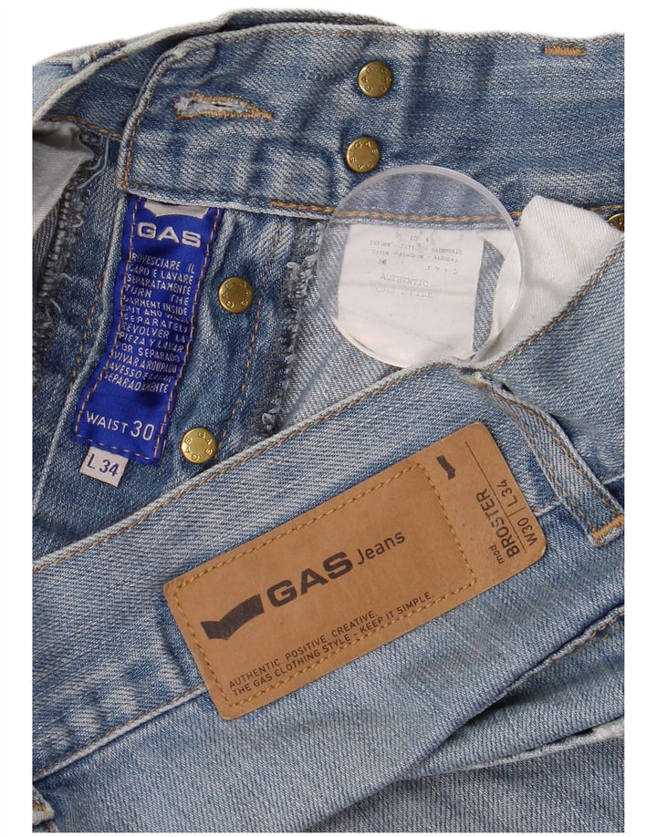 Мужские джинсы Gas Bootcut W30 L34, синие, хлопок