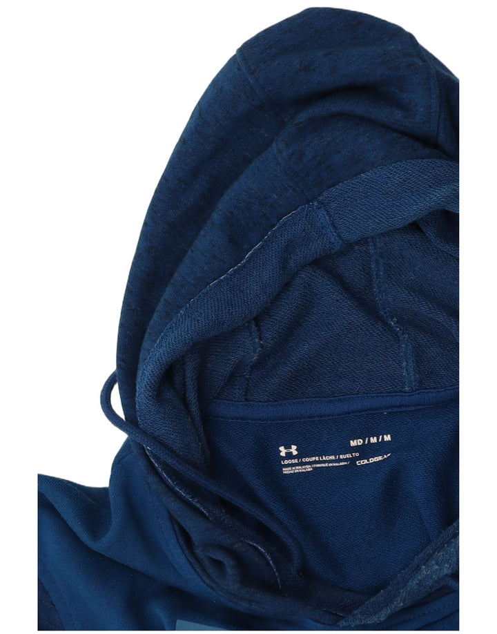 Мужской джемпер с капюшоном с рисунком Cold Gear Under Armour, средний синий в крапинку