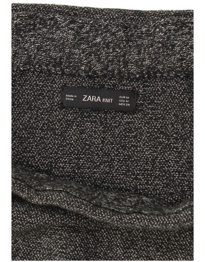 Женская трикотажная юбка-карандаш Zara Medium W28 Серая в крапинку
