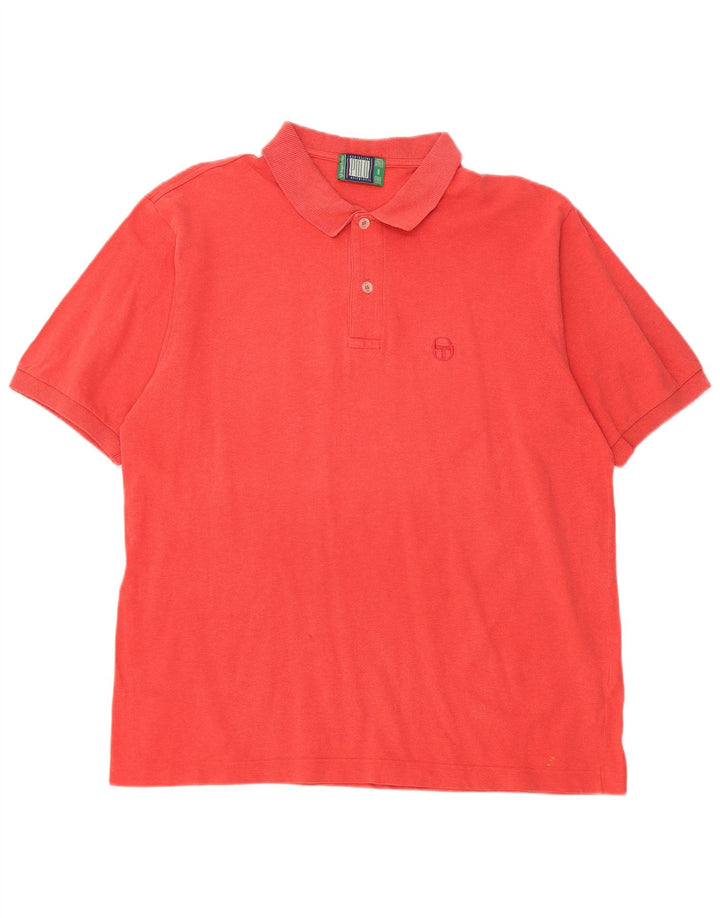 SERGIO TACCHINI Mens Polo Shirt Large Red