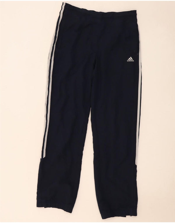 Женские спортивные брюки Adidas Joggers UK 8, маленькие темно-синие, полиэстер