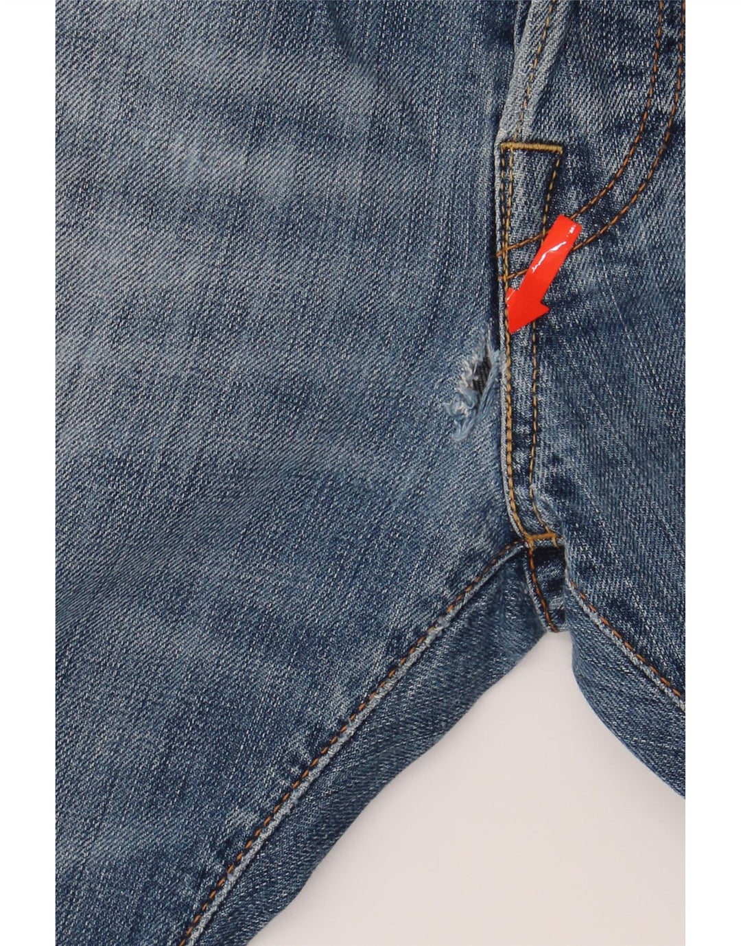 REPLAY Mens Straight Jeans W33 L29 Blue Vintage Replay and Second-Hand Replay from Messina Hembry 
