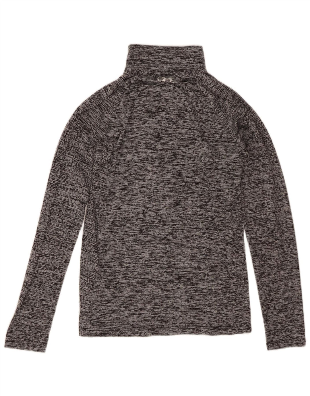 UNDER ARMOUR Womens Heat Gear Pullover Tracksuit Top UK 10 Small Grey