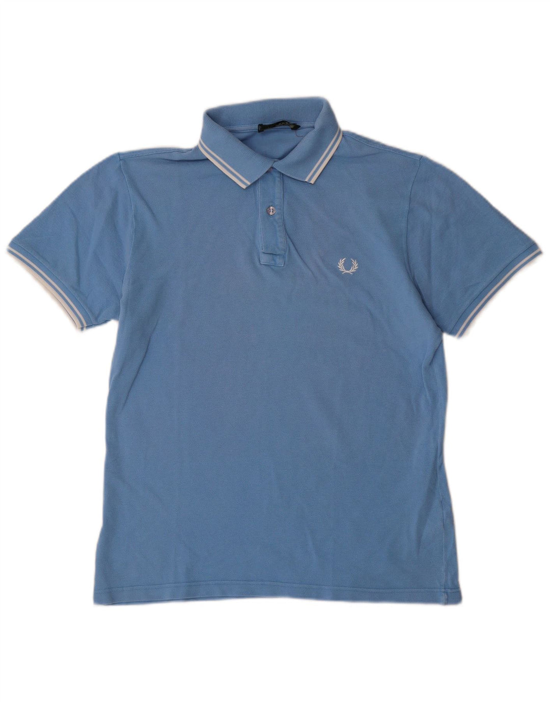 Мужская рубашка поло Fred Perry, хлопок среднего синего цвета