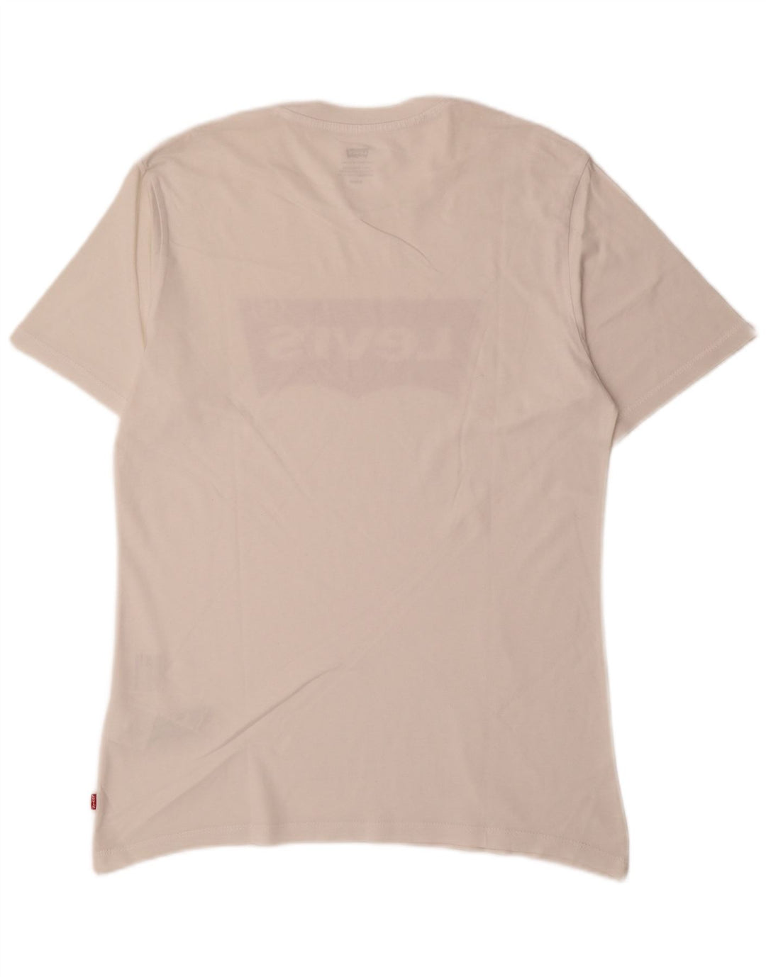 Мужская футболка с рисунком Levi's, маленький белый хлопок