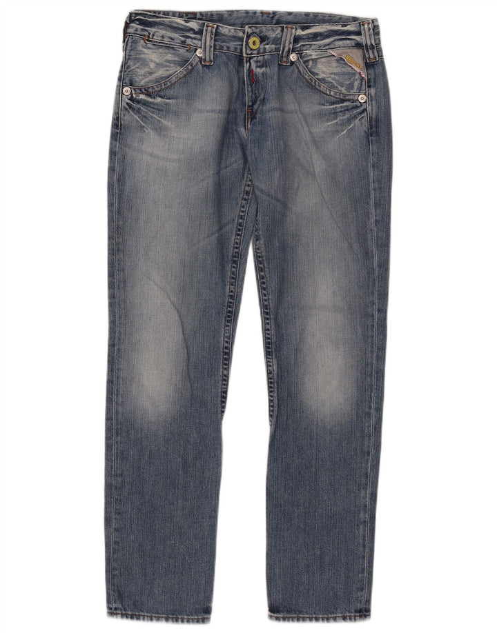 Женские прямые джинсы Replay W29 L30, синий хлопок