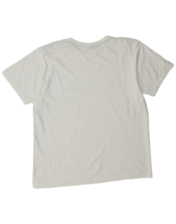 Мужская футболка с рисунком Champion, большая белая